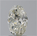 Diamante Natural 1.50 quilates, Ovalado , Color K, claridad SI2 y certificado GIA