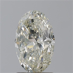 Foto Diamante Natural 1.50 quilates, Ovalado , Color K, claridad SI2 y certificado GIA de