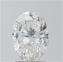 Diamante Natural 1.52 quilates, Ovalado , Color H, claridad I1 y certificado GIA