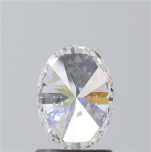 Picture of Natural Diamond 1.20 Carats, Oval with  Cut, E Color, SI2 Clarity and Certified by GIA