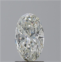 Natural Diamond 1.50 Carats, Oval with  Cut, I Color, SI1 Clarity and Certified by GIA