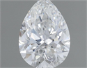 Natural Diamond 0.43 Carats, Pear with  Cut, D Color, VS2 Clarity and Certified by GIA