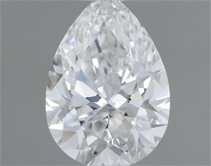 Picture of Natural Diamond 0.43 Carats, Pear with  Cut, D Color, VS2 Clarity and Certified by GIA