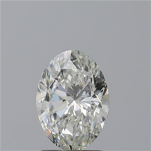 Foto Diamante Natural 1.40 quilates, Ovalado , Color J, claridad SI2 y certificado GIA de