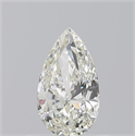 Natural Diamond 0.55 Carats, Pear with  Cut, I Color, VS1 Clarity and Certified by GIA