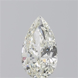 Picture of Natural Diamond 0.55 Carats, Pear with  Cut, I Color, VS1 Clarity and Certified by GIA