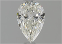 Natural Diamond 0.57 Carats, Pear with  Cut, I Color, VVS1 Clarity and Certified by GIA