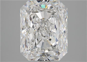 Picture of Natural Diamond 4.02 Carats, Radiant with  Cut, E Color, VS1 Clarity and Certified by GIA