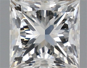 Foto Diamante Natural 0.41 quilates, Princesa , Color K, claridad VVS1 y certificado GIA de