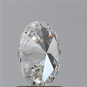 Picture of Natural Diamond 0.90 Carats, Oval with  Cut, H Color, SI2 Clarity and Certified by GIA