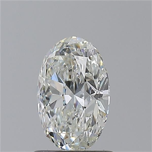 Picture of Natural Diamond 1.01 Carats, Oval with  Cut, H Color, VS2 Clarity and Certified by GIA