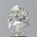 Natural Diamond 2.36 Carats, Oval with  Cut, I Color, VS1 Clarity and Certified by GIA