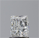 Natural Diamond 1.72 Carats, Princess with  Cut, G Color, SI1 Clarity and Certified by GIA