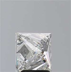 Picture of Natural Diamond 2.24 Carats, Princess with  Cut, H Color, SI2 Clarity and Certified by GIA