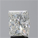Natural Diamond 4.03 Carats, Princess with  Cut, I Color, I1 Clarity and Certified by GIA