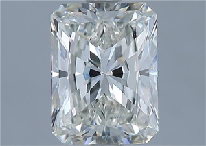 Foto Diamante Natural 1.71 quilates, Radiante , Color I, claridad VVS2 y certificado GIA de