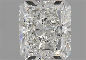 Picture of Natural Diamond 1.72 Carats, Radiant with  Cut, G Color, VVS1 Clarity and Certified by GIA