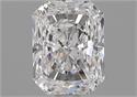 Natural Diamond 1.54 Carats, Radiant with  Cut, D Color, SI1 Clarity and Certified by GIA