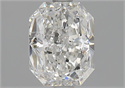 Natural Diamond 1.53 Carats, Radiant with  Cut, G Color, SI1 Clarity and Certified by GIA