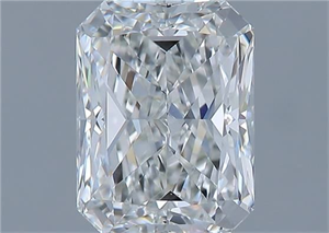 Picture of Natural Diamond 1.51 Carats, Radiant with  Cut, G Color, VVS1 Clarity and Certified by GIA
