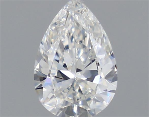 Foto Diamante Natural 0.30 quilates, De pera , Color G, claridad VVS1 y certificado GIA de