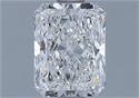 Natural Diamond 1.01 Carats, Radiant with  Cut, F Color, SI1 Clarity and Certified by GIA