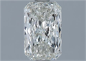 Natural Diamond 1.01 Carats, Radiant with  Cut, I Color, SI2 Clarity and Certified by GIA