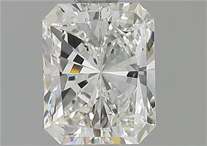 Picture of Natural Diamond 0.90 Carats, Radiant with  Cut, H Color, VVS1 Clarity and Certified by GIA