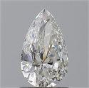 Natural Diamond 0.93 Carats, Pear with  Cut, G Color, SI2 Clarity and Certified by GIA