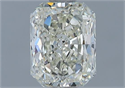 Natural Diamond 0.90 Carats, Radiant with  Cut, L Color, VS2 Clarity and Certified by GIA