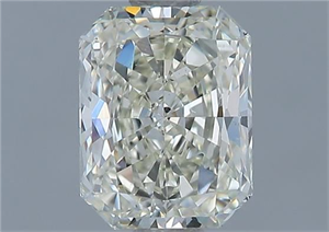 Picture of Natural Diamond 0.90 Carats, Radiant with  Cut, L Color, VS2 Clarity and Certified by GIA