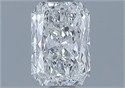 Natural Diamond 0.72 Carats, Radiant with  Cut, F Color, VVS1 Clarity and Certified by GIA