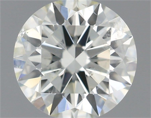 Picture of Natural Diamond 0.60 Carats, Round with Excellent Cut, L Color, SI2 Clarity and Certified by IGI