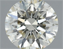 Natural Diamond 0.45 Carats, Round with Excellent Cut, L Color, VS2 Clarity and Certified by IGI