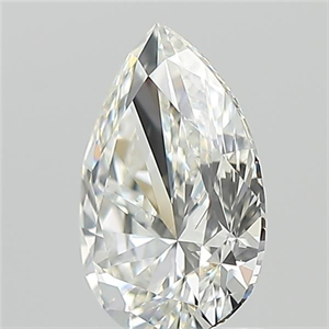 Picture of Natural Diamond 1.01 Carats, Pear with  Cut, H Color, VS2 Clarity and Certified by GIA