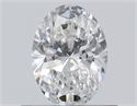 Diamante Natural 0.50 quilates, Ovalado , Color E, claridad SI1 y certificado GIA