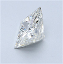 Natural Diamond 1.00 Carats, Princess with  Cut, I Color, VS2 Clarity and Certified by GIA