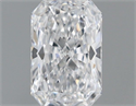 Natural Diamond 0.47 Carats, Radiant with  Cut, D Color, VS2 Clarity and Certified by GIA
