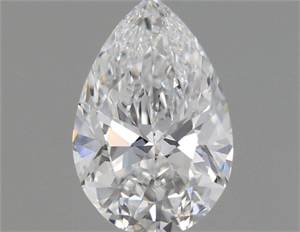 Picture of Natural Diamond 0.71 Carats, Pear with  Cut, E Color, VVS2 Clarity and Certified by GIA