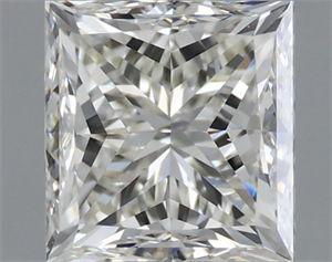 Foto Diamante Natural 1.00 quilates, Princesa , Color H, claridad VS1 y certificado HRD de