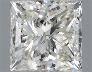 Foto Diamante Natural 1.00 quilates, Princesa , Color H, claridad VS2 y certificado HRD de