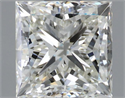 Diamante Natural 1.01 quilates, Princesa , Color H, claridad VS1 y certificado HRD