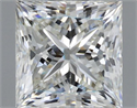 Diamante Natural 1.01 quilates, Princesa , Color H, claridad VS2 y certificado HRD