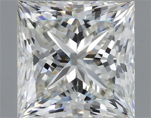 Foto Diamante Natural 1.01 quilates, Princesa , Color H, claridad VS2 y certificado HRD de