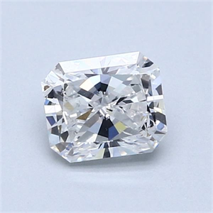 Foto Diamante Natural 1.01 quilates, Radiante , Color F, claridad SI2 y certificado GIA de
