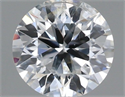 Natural Diamond 0.92 Carats, Round with Very Good Cut, E Color, I1 Clarity and Certified by IGI