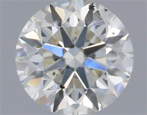 Picture of Natural Diamond 0.41 Carats, Round with Excellent Cut, H Color, SI1 Clarity and Certified by IGI