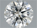Natural Diamond 0.90 Carats, Round with Excellent Cut, H Color, SI2 Clarity and Certified by IGI