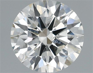 Picture of Natural Diamond 0.90 Carats, Round with Excellent Cut, H Color, SI2 Clarity and Certified by IGI