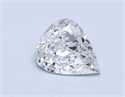 Natural Diamond 1.04 Carats, Pear with  Cut, E Color, SI1 Clarity and Certified by GIA